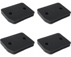 4st - Filter spons foam van condensor wasdroger droogkast alternatief geschikt voor droger Miele - 210 x 155 x 30 mm - 09164761 -9164761 - 4 stuks