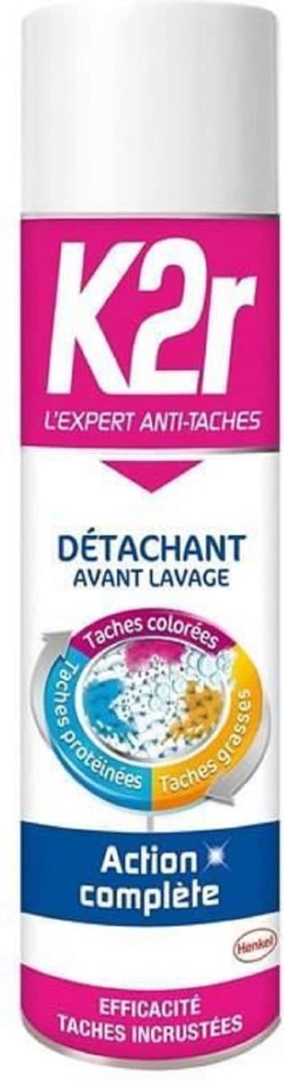 K2r - Textiel Ontvlekker Voorwas Vlekverwijderaar - Maxi Formaat - 2 x 500 ml Spray — afbeelding 1