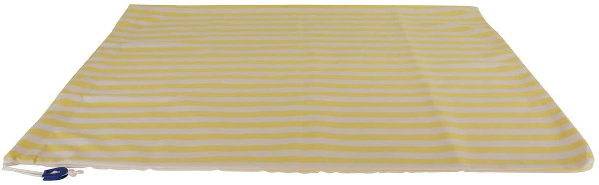 Waszak 60x60 cm - Met K-locksluiting - Geel gestreept — afbeelding 1