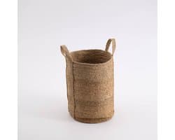 Hoge Jute Mand - Wasmand - Naturel - Large