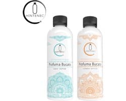 Wasparfum Hintenso Turquoise Magic Edition 500 ml + Wasparfum Hintenso Summer 500ml - Proefpakket - 140 Wasbeurten - Frisse was - Inclusief 1 gratis tester - Heerlijke geur - Textielverfrisser – Wasverzachter – Bloemen - Wasparfum - Wasmachine