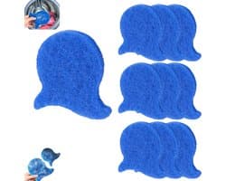 10 stuks - pluisballen wasmachine - pluisballen - pluisverwijderaar voor kleding - pluisverwijderaar - Blauw - voor drogers - wasmachines - kleding en Beddengoed - Herbruikbaar — afbeelding 1