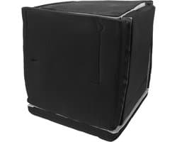 Geluidsdichte Box - Isolatiehoes Trillingen - Pompen Dempen - Speciale Isolatie - 28x28x25 cm - Zwart
