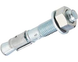 Fix3 Dooranker Bout M16 - Montagebout Ankerbout - Stevig Bevestigen - Hoge Prestaties - 100 mm Lengte - Zilverkleurig