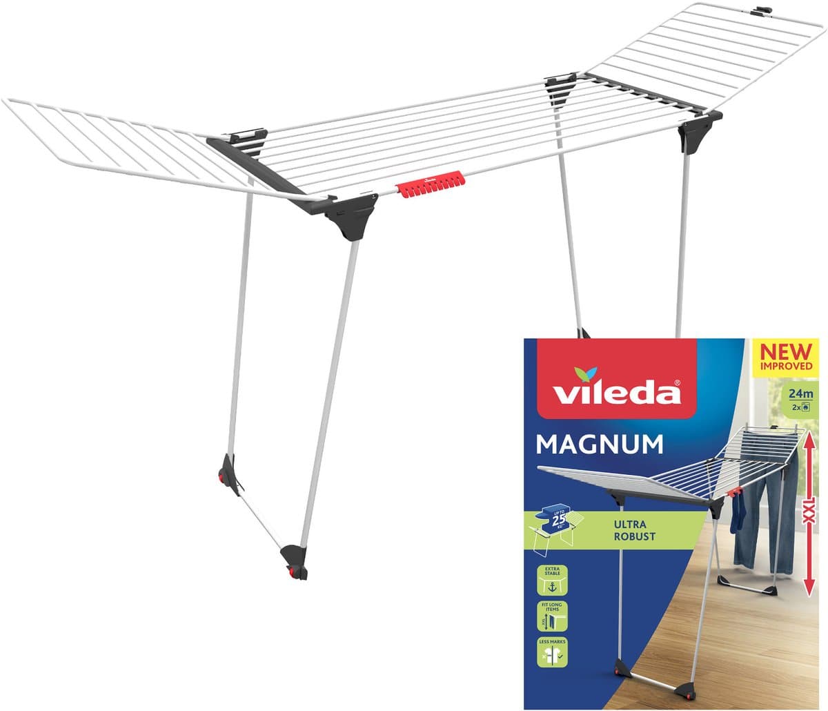 Vileda Magnum Droogrek - 24 m drooglengte — afbeelding 1