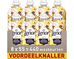 Lenor Wasverzachter - Amber & Orchidee - 8 x 55 Wasbeurten