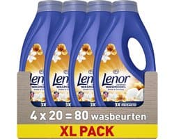 Lenor Vloeibaar Wasmiddel - Amber & Orchid - 4 x 20 Wasbeurten