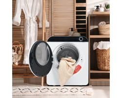 Re-purelife® wasdroger 3 kg met 4 droogprogramma's - compacte droger van ABS - wandmontage met meertrapsfiltratie en oververhittingsbeveiliging - modern design - wit - 49,5 × 42 × 59,5 cm — afbeelding 1