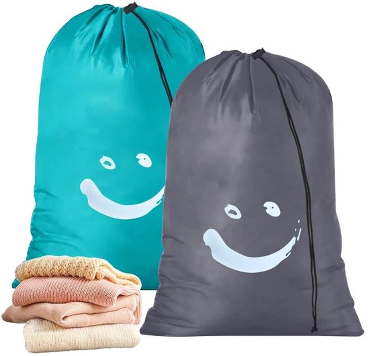 Dailygoods- Waszak Groot - 2 Stuks - Opvouwbaar - Nylon — afbeelding 1