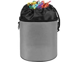 Wasknijper Tas - Opbergzak - Was ophangen - Multifunctionele Organizer - 29x24x1 cm - Grijs