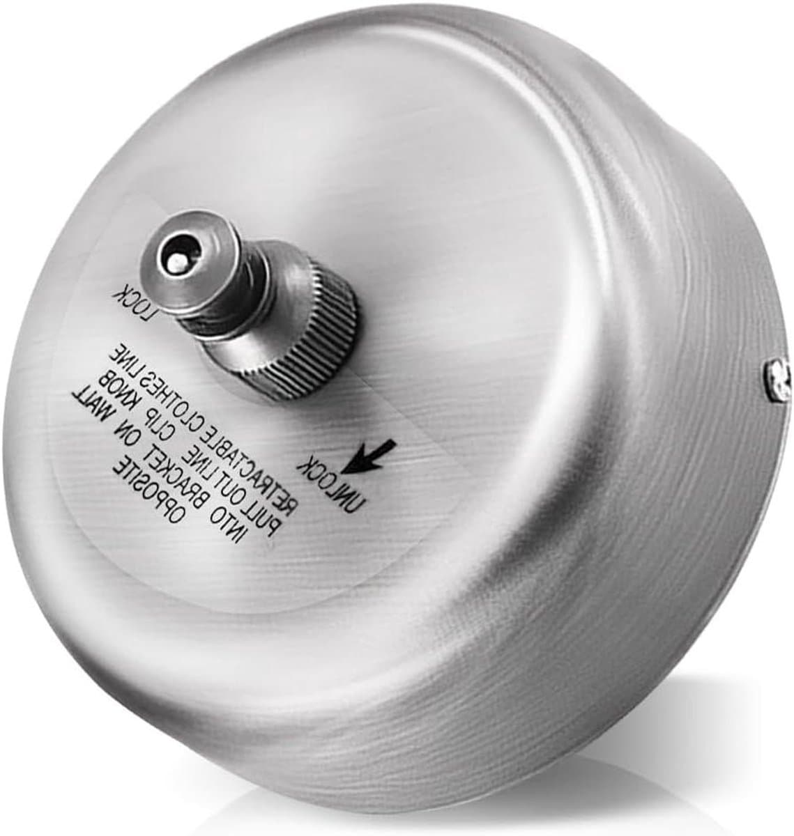Intrekbare Waslijn - Waslijn Binnen Buiten - Was Drogen - Roestvrij Staal 304 - 3.4 cm Breedte - Goud — afbeelding 1