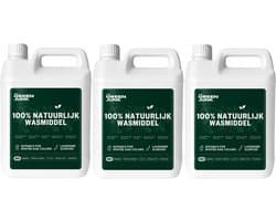 The Green Junk - 100% Natuurlijk Wasmiddel 5L Navulling (3-pack) - Zonder Synthetisch Parfum - Wasmiddel Sensitive - Vloeibaar Baby Wasmiddel - Biologisch Wasmiddel - Voordeelverpakking - 501 Wasbeurten