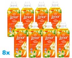 Lenor Wasverzachter Orange & Verbena – 8 x 59 Wasbeurten – Voordeelverpakking – 8 Stuks