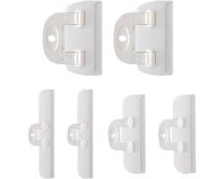 Zakken Klemmen - Afsluitclips - Voedsel Bewaren - Sterke Antislip Afsluiting - Set van 6 - Grijs