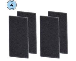 Bramokava 4x Filter geschikt voor Droger Whirlpool Bauknecht Ignis - 481010354757 - 220 x 110 mm - Spons Foam Schuimfilter