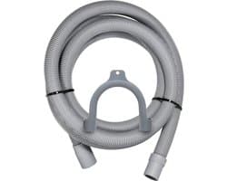 Dparts afvoerslang 2,5m - 19x22mm - voor wasmachine en vaatwasser - inclusief bocht - universeel afvoer waterslang - 250cm - 2,5 meter