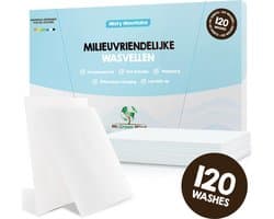 Mr. Green Mind Wasstrips 120 Wasbeurten fris Misty Mountains Wasmiddel Wasstrips Wasmiddeldoekjes incl. wasverzachter