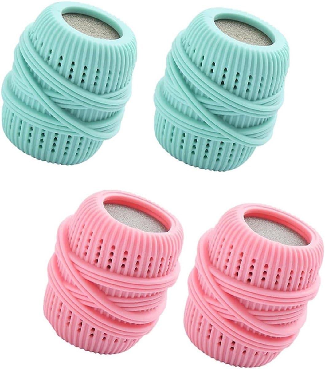 Dailygoods- Baldispenser 4 Stuks - Wasmachinevloeistofdispenser - Wasmiddelopslag - Droogballen - Duurzaam Materiaal - Leuk Cadeau - Wasballen — afbeelding 1