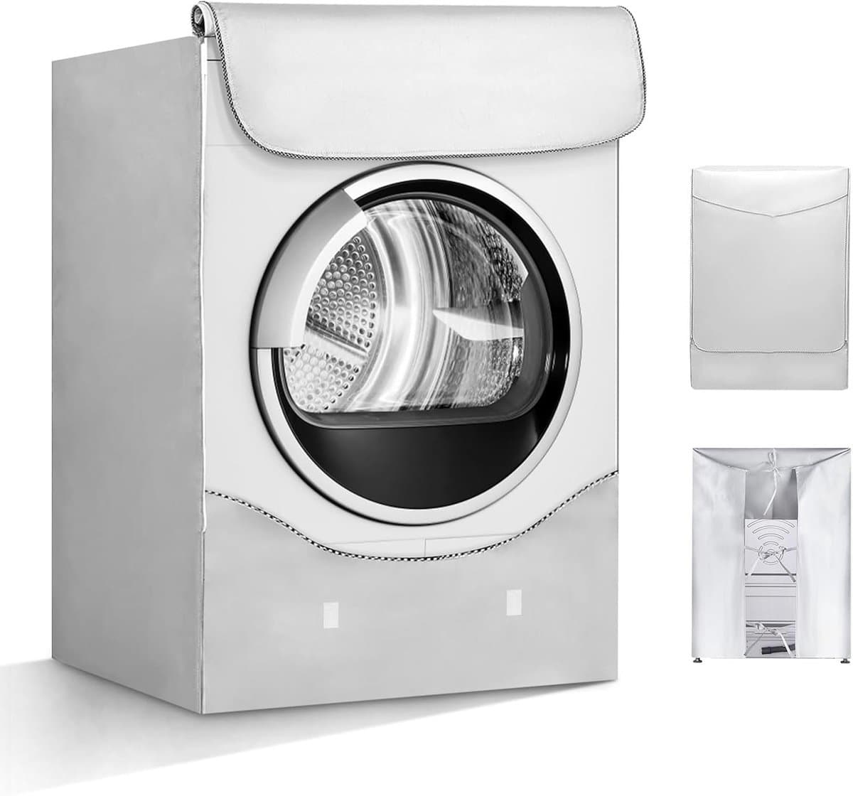 Hoesje voor wasmachine en droger voor buitengebruik, waterdicht, dikke wasmachinehuls, betere binnenkant, UV-bestendig, stofafweerend — afbeelding 1