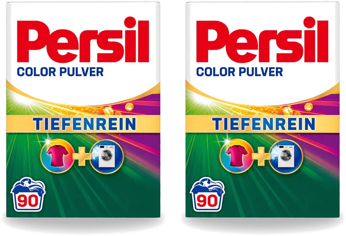 2 x Persil Color - Waspoeder - Gekleurde Was - 90 Wasbeurten - Voordeelverpakking - 2 stuks — afbeelding 1