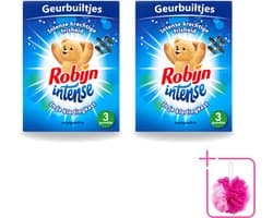 2 x Robijn - Intense - Geurbuiltjes - Langdurige Geur - Intense Frisheid - 3 Geurbuiltjes - Bulkverpakking - Geur in kleding - Frisheid kleding