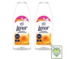 2 x Lenor - Strijkwater - Summer Breeze - Textielverfrisser - 1000 ml - Grootverpakking - Vaatwasstrips - Strijkwater - Zomerse Geur - Textielverfrisser - Wasgoed - Kledingverfrisser