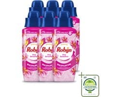 6 x Robijn – Wasparfum – Intense Pink Sensation – 342 ml - Grootverpakking - Wasparfum - Wasgeur - Geurboost - Wasmiddel - Wasgeur Intensief
