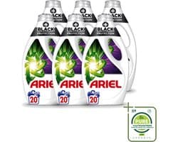 6 x Ariel – +Revita Black – Vloeibaar Wasmiddel – 900 ml - Grootverpakking - Donkere Kleuren Beschermen - Kleurbescherming - Vlekverwijdering - Coudwasformule - Wasmiddel Voor Zwart