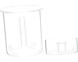 1set Duidelijke Glas Infuser Voor Loose Leaf Thee Verstelbare Filter Accessoire Voor Koken Brouwen Voor Thuis Kantoor Theewinkels