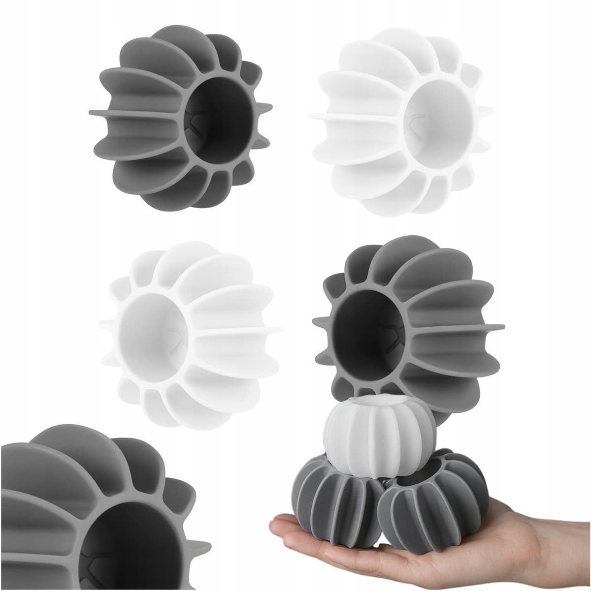 Wassende ballen voor de wasmachine, 4 stuks, verwijdert haar en pluis — afbeelding 1