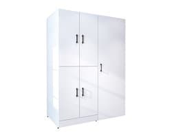 Roomart DORA-I Wasmachine Ombouwkast 130x230 cm met Opzetkast - Wit