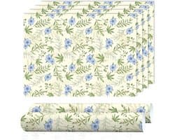 Linnen geurpapier voor lades en kasten, geurend papier voor kledingkasten en opbergdozen, 6 vellen voor een frisse geur in huis