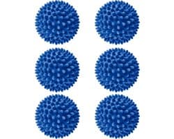 Roegaarden Drogerballen - Wasbollen - 6 Stuks - Siliconen - Sneller droog - Anti-kreuk