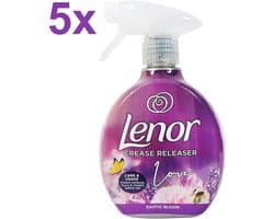 Lenor - Crease Releaser - Love - Exotic Bloom - Kreukverwijderaar - Textielvefrisser - Spray - 5x 500ml - Voordeelverpakking — afbeelding 1