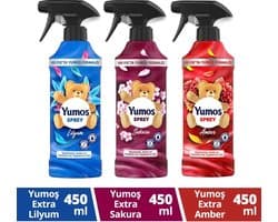 Yumoş Spray Sakura - Amber - Lilium 450 ml x3