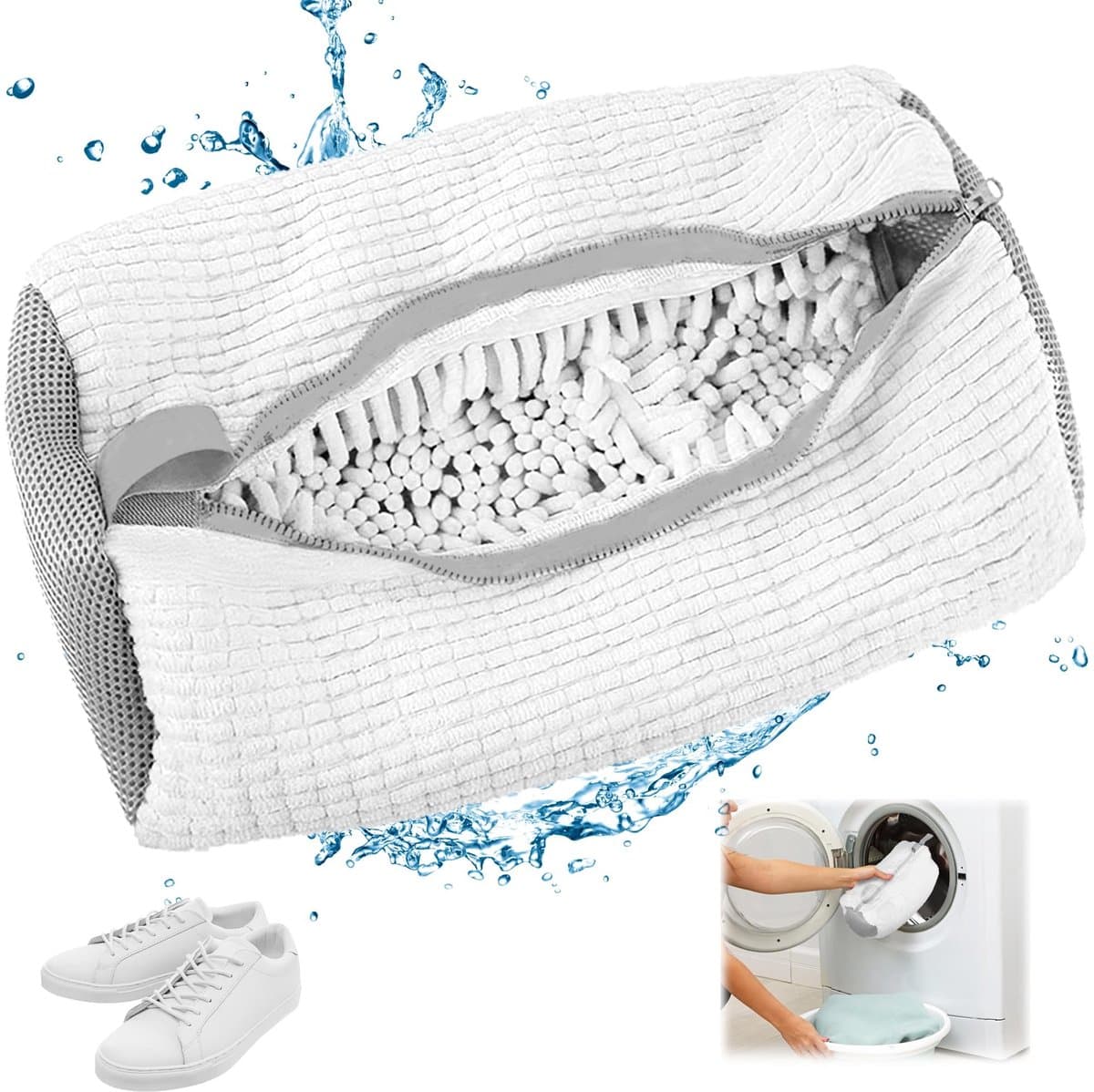 Solidchoice - Waszak voor Sneakers met Ritssluiting — afbeelding 1