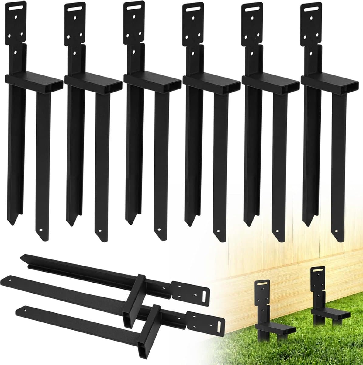 Tentpennen 8 stuks - zware grondankers - multifunctioneel ontwerp - voor stevige bevestiging - ShopVlot — afbeelding 1