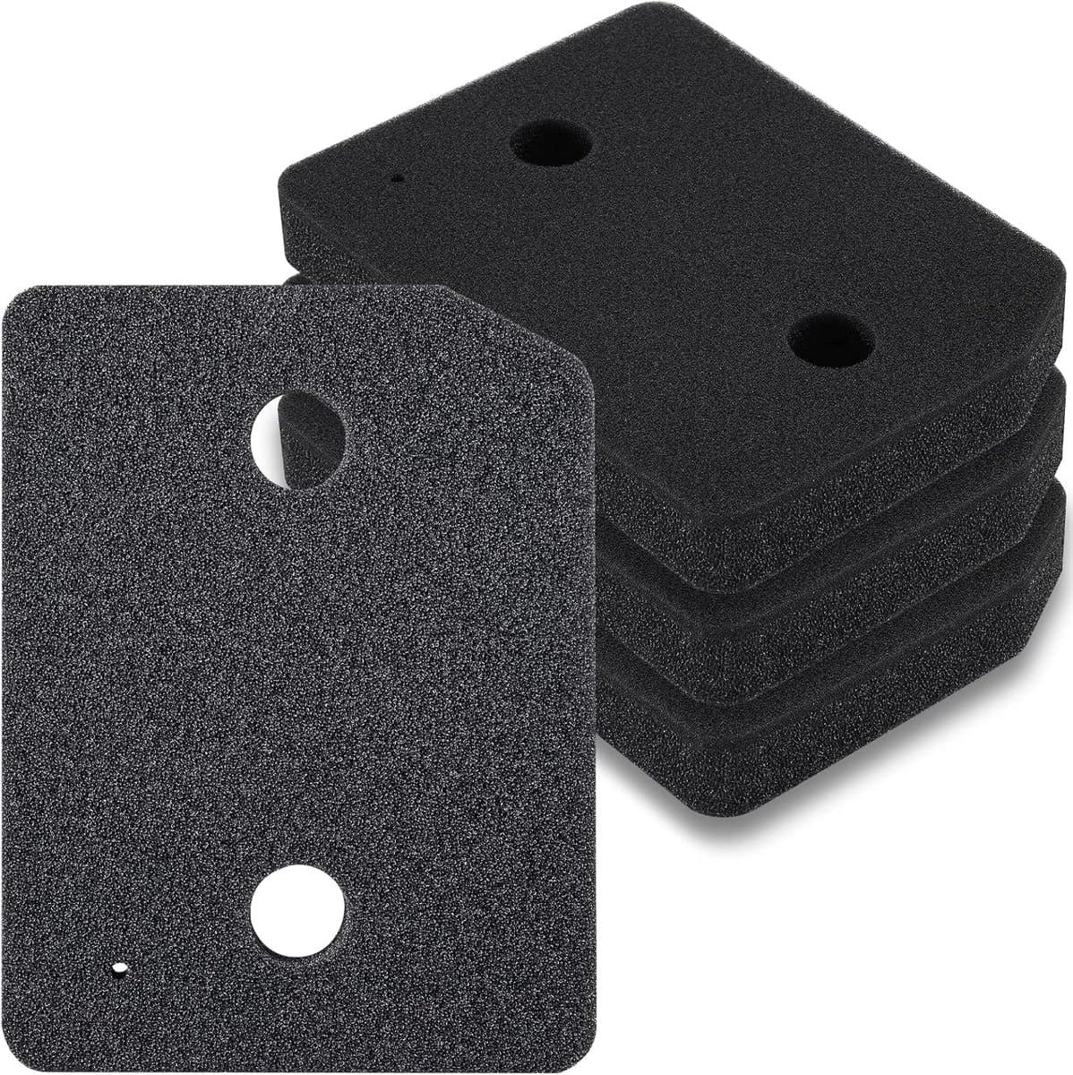Droger Filter - 4 stuks - Filters geschikt voor Miele Droger - 207 x 157 x 30 mm - Spons Filter - Droger Pluizenfilter - Voor Wasdrogers - Basisfilter - Foam van Condensor Wasdroger - Accessoire geschikt voor Miele-warmtepompdroger - Zwart — afbeelding 1