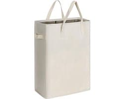 Smalle wasmand, kleine opvouwbare smalle waszak met handvat.
