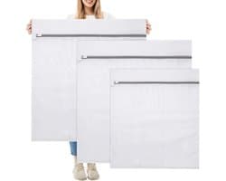 Wasnet voor Wasmachine - Polyester - Verborgen Ritssluiting - Groot Formaat - Voor Kleding en Beddengoed