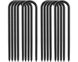 Omgoods - 30 cm Grondankers van Gegalvaniseerd Staal, Set van 10 Stuks