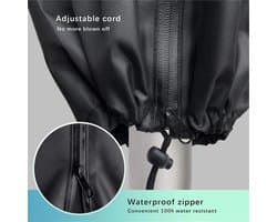 Waterdichte en UV-bestendige Beschermhoes voor Droogmolen - Weerbestendige Tarpaulin Cover voor Buiten, Donkergroen, 168 x 30 x 30 cm, Ideaal voor Bescherming tegen Stof en Weerselementen
