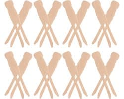 Houten Wasknijpers - Natuurlijke Clips - Kleding Drogen - Duurzaam Hout - 200 Stuks - Khaki
