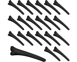 Haarklemmen Set - Krul Klemmen - Haar Stylen - Eendensnavel Design - 20 stuks - Zwart