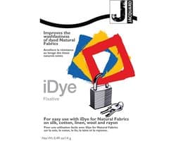 iDye Fixatiemiddel Textielverf - Kleurfixeerder Stof - Textiel Verf Fixeermiddel - Voor Katoen Zijde en Viscose - 14 gram