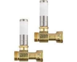 Waterslagdemper Messing - Waterhamer Stopper - Leidingen Beschermen - Effectieve Geluidsvermindering - 3/4 inch - Metallic