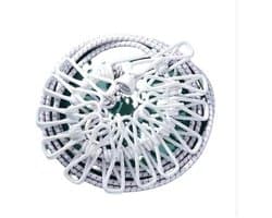 Camping Clothesline-180 cm, Travel Clothesline with Clips, Portable Elastic Clothesline, Extendible, Outdoor Holiday, Clothes Line for Travel, Dormitory, Camping Accessories, with 12 Clothespins