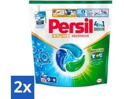 Persil - Wasmiddel - Wasmiddelcapsules Freshness by Silan - Langdurige Frisheid - 19 wasbeurten - Voordeelverpakking - 2 stuks