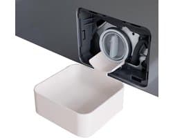 Lekbak wasmachine - Wateropvangbak voor Restwater - Opvangbak - afvoerbak - wateropvangbak voor kelder, woning, camper - wit - 12 x 12 cm