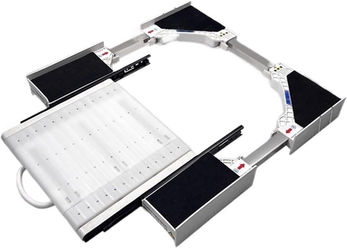Wasdroger Stapelset - Wasrek Droger Kit - Ruimte Besparen - Universeel Geschikt - 1.5 kg - Wit — afbeelding 1
